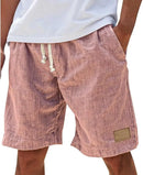 Shorts casuales de hombre con cintura flexible