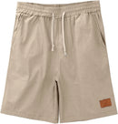Shorts casuales de hombre con cintura flexible