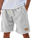 Shorts casuales de hombre con cintura flexible
