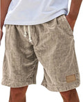 Shorts casuales de hombre con cintura flexible