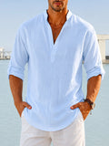 Camisa casual de hombre de corte holgado