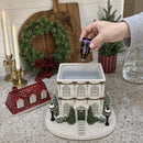 Humidificador Casita Navideña con Luz · 3