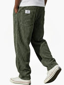 Pantalón amplio de hombre con bolsillos y cintura ajustable