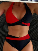Bikini De Dos Piezas Con Amarre Al Cuello