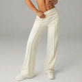 Pantalón ancho de mujer de tiro alto