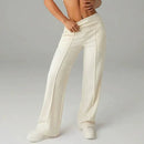 Pantalón ancho de mujer de tiro alto