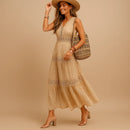 Vestido boho de verano para mujer de corte fluido