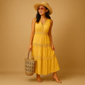 Vestido boho de verano para mujer de corte fluido