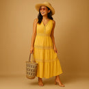 Vestido boho de verano para mujer de corte fluido