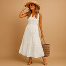 Vestido boho de verano para mujer de corte fluido