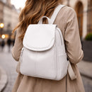 Mochila de mujer de PU con cremallera oculta