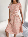 Vestido midi casual de mujer de corte relajado