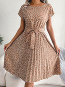 Vestido midi casual de mujer de corte relajado