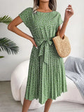 Vestido midi casual de mujer de corte relajado