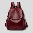 Mochila de mujer de PU con cremallera oculta