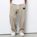Pantalón casual de hombre de corte relajado y cintura ajustable