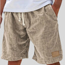 Shorts casuales de hombre con cintura flexible