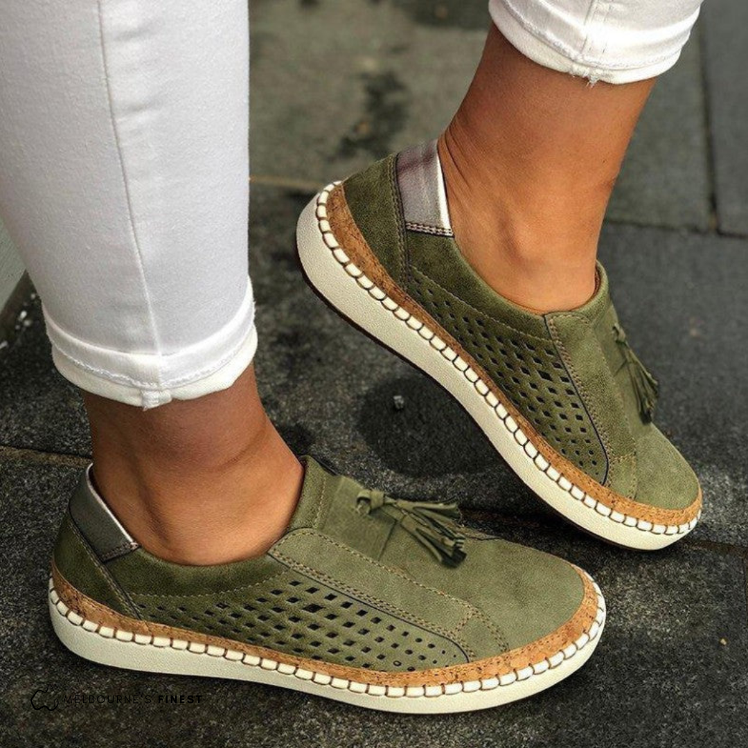 Zapatillas mujer Emma sin cordones para uso diario