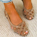 Sandalias de mujer con diseño trenzado en dos estilos