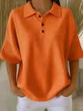 Polo deportivo de mujer de tejido piqué con textura
