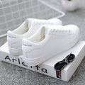 Zapatillas bajas de plataforma para mujer con cordones