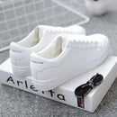 Zapatillas bajas de plataforma para mujer con cordones