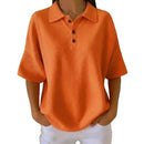 Polo deportivo de mujer de tejido piqué con textura