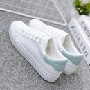 Zapatillas bajas de plataforma para mujer con cordones