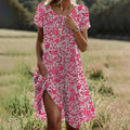 Vestido midi de verano para mujer de corte fluido