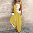 Mono de mujer con estampado floral gráfico y tirantes