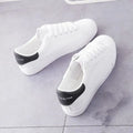 Zapatillas bajas de plataforma para mujer con cordones