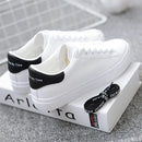 Zapatillas bajas de plataforma para mujer con cordones