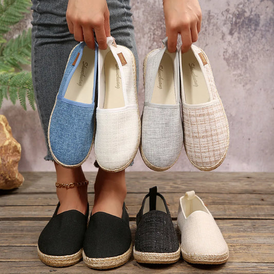 Alpargatas de mujer sin cordones para uso casual