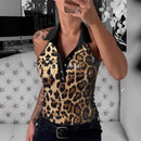 Polo de mujer con lentejuelas y estampado