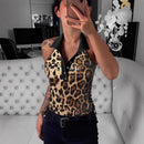 Polo de mujer con lentejuelas y estampado