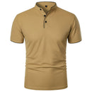 Polo de hombre con cuello alto en varios colores