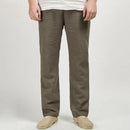 Pantalón de lino de hombre de pierna recta y corte relajado