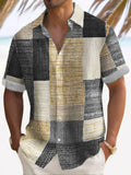 Camisa casual de hombre con botonadura frontal