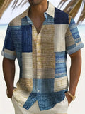 Camisa casual de hombre con botonadura frontal