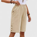 Shorts de mujer con cintura elástica
