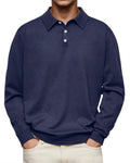 Polo de hombre de manga larga en varios colores