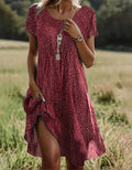 Vestido de verano para mujer de corte en A