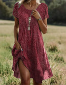 Vestido de verano para mujer de corte en A