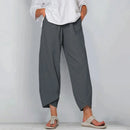 Pantalón ancho de mujer de corte fluido