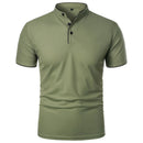 Polo de hombre con cuello alto en varios colores