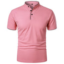 Polo de hombre con cuello alto en varios colores
