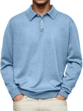 Polo de hombre de manga larga en varios colores