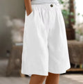 Shorts amplios de mujer con bolsillos profundos