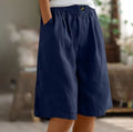 Shorts amplios de mujer con bolsillos profundos