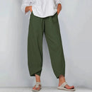 Pantalón ancho de mujer de corte fluido